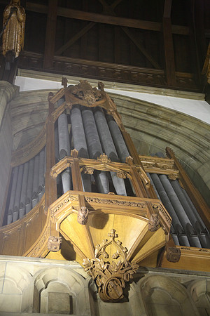 Glasgow University Chapel Organ Pipes