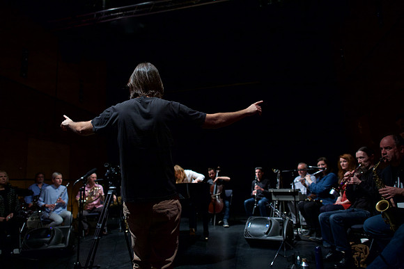 Maya Dunietz & Ilan Volkov with Glasgow Improvisers Orchestra at Glasgow Improvisers Orchestra Festival VII