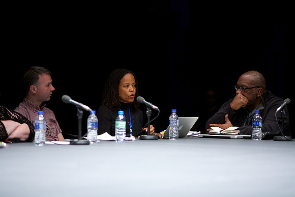 'Fugitivity and Waywardness' discussion with Saidiya Hartman and Fred Moten at Arika's Episode 6: Make A Way Out Of No Way at Tramway, Glasgow on Saturday 27th September 2014