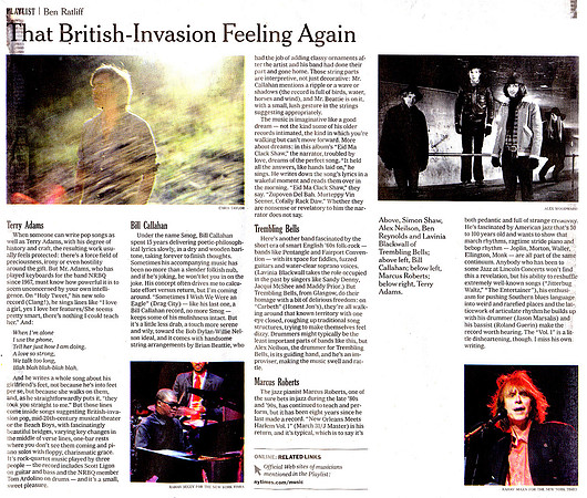 New York Times - 12th April 2009