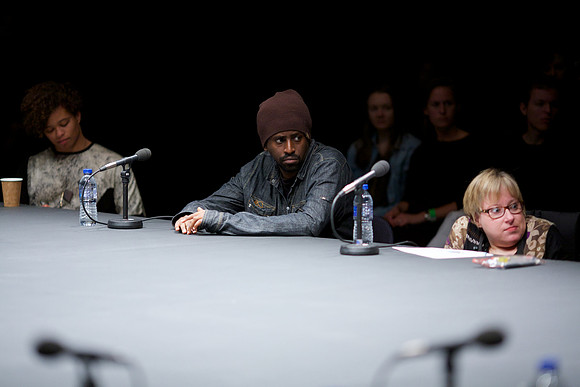 'Fugitivity and Waywardness' discussion with Saidiya Hartman and Fred Moten at Arika's Episode 6: Make A Way Out Of No Way at Tramway, Glasgow on Saturday 27th September 2014