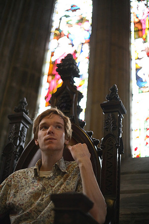 Alex Neilson in Glasgow Cathedral