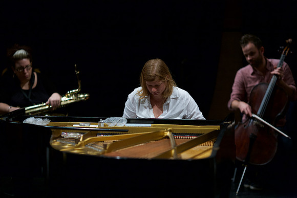 Maya Dunietz & Ilan Volkov with Glasgow Improvisers Orchestra at Glasgow Improvisers Orchestra Festival VII