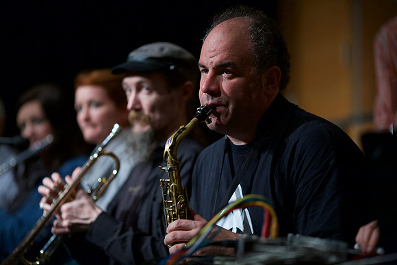 Maya Dunietz & Ilan Volkov with Glasgow Improvisers Orchestra at Glasgow Improvisers Orchestra Festival VII