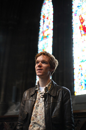 Alex Neilson in Glasgow Cathedral