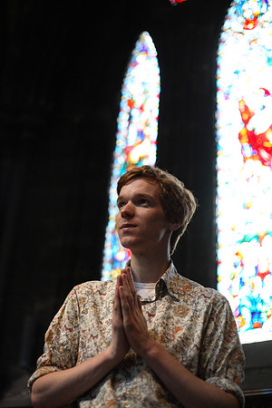 Alex Neilson in Glasgow Cathedral