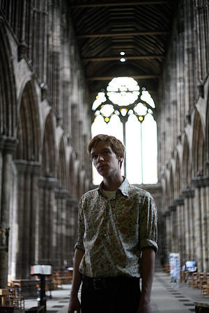 Alex Neilson in Glasgow Cathedral