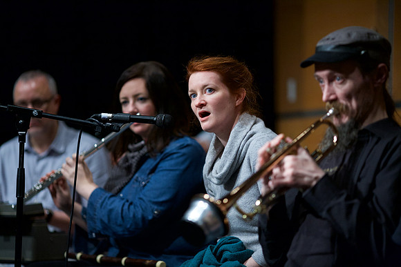 Maya Dunietz & Ilan Volkov with Glasgow Improvisers Orchestra at Glasgow Improvisers Orchestra Festival VII