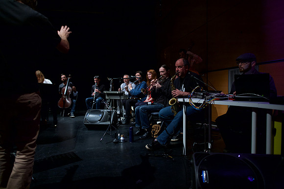 Maya Dunietz & Ilan Volkov with Glasgow Improvisers Orchestra at Glasgow Improvisers Orchestra Festival VII