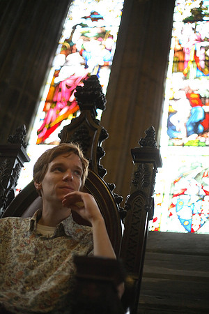 Alex Neilson in Glasgow Cathedral
